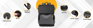 Premium Flap Cover Laptop Backpack – Executive Urban Travel Bag premium flap cover laptop backpack – executive urban travel bag