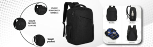 Eco-Friendly Laptop Backpack classic multi compartment laptop backpack (copy)
