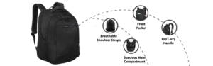 Classic Multi-Compartment Laptop Backpack classic multi compartment laptop backpack