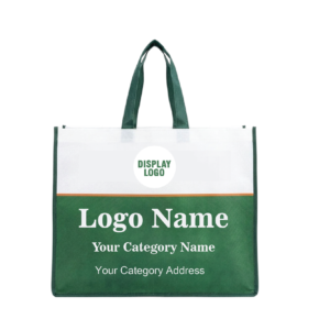 custom transparent carry bag with logo print | premium reusable shopping & promotional bag (copy)