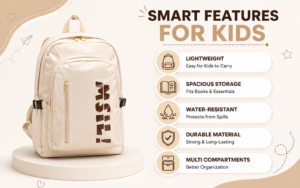 stylish kids school backpack