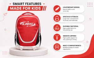 kids school backpack – lightweight & durable daily use