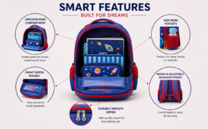 kids premium cartoon backpack