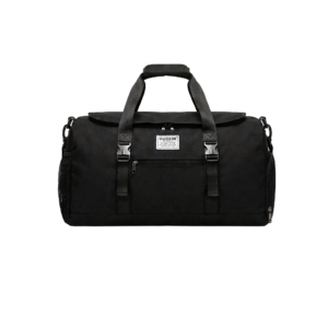 classic black travel duffle bag