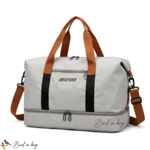 premium travel duffle bag with shoe compartment