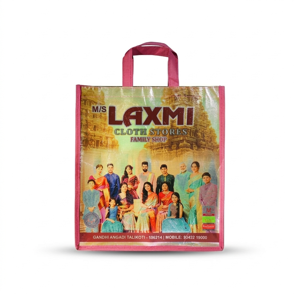 laxmi cloth stores non woven carry shopping bag laxmi cloth stores non woven carry shopping bag