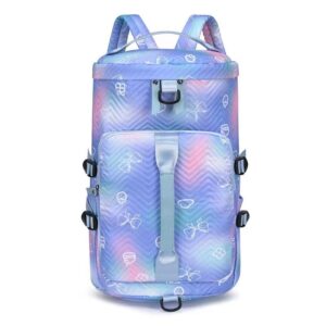 new large capacity travel backpack – stylish multi print hiking & laptop bag