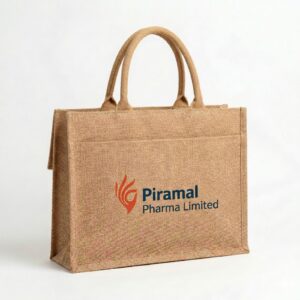 custom printed jute promotional carry bag eco friendly piramal pharma limited