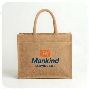 custom printed jute promotional carry bag eco friendly piramal pharma limited (copy)