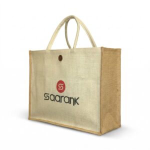 custom printed jute promotional carry bag eco friendly saarank