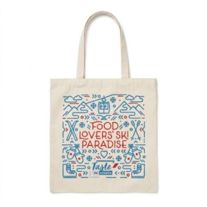 retail graphic canvas tote
