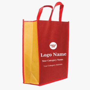 custom printed non woven shopping bag with handle – reusable eco friendly carry bag