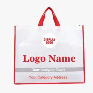 custom printed non woven shopping bag with handle – reusable eco friendly carry bag (copy)